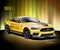 2023 Mustang Car Art Prints by Danny Whitfield | MACH 1 - Grabber Yellow | Car Enthusiast Wall Art product 1